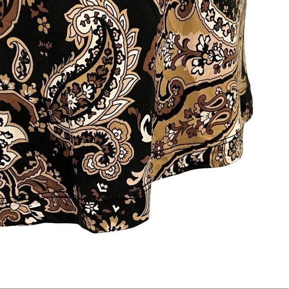 BCBGMaxAzaria Tank Top Paisley mixed pattern Size M - Picture 5 of 7